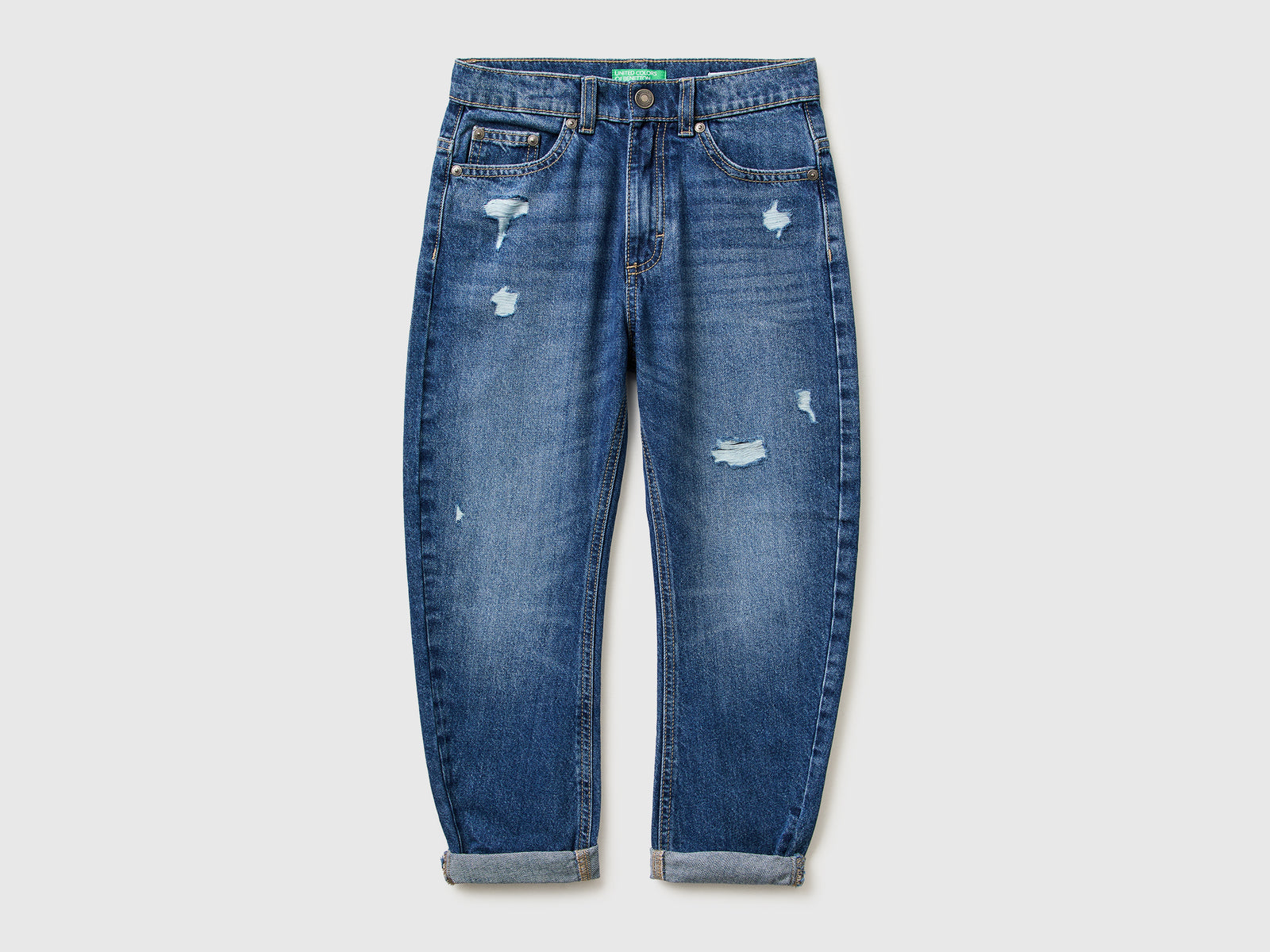 Jeans carrot fit com rasgos - ucb_image_FS