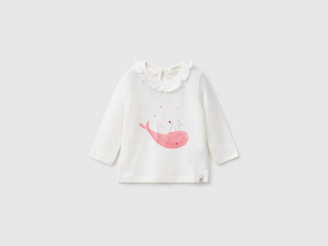 T-shirt com folhos na gola - ucb_image_FS