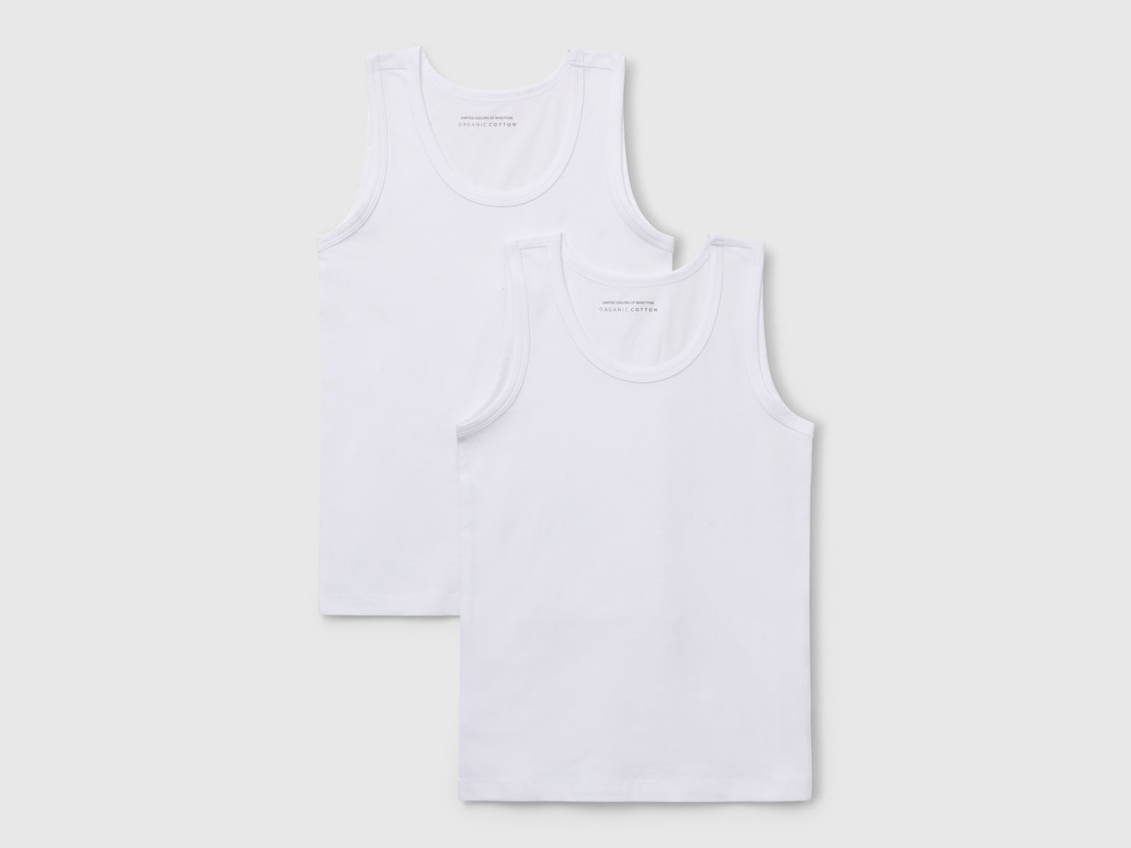 Duas t-shirts sem mangas em algodão orgânico stretch - ucb_image_FS