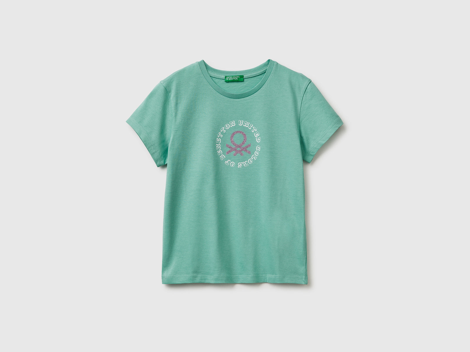 T-shirt with glitter print - ucb_image_FS