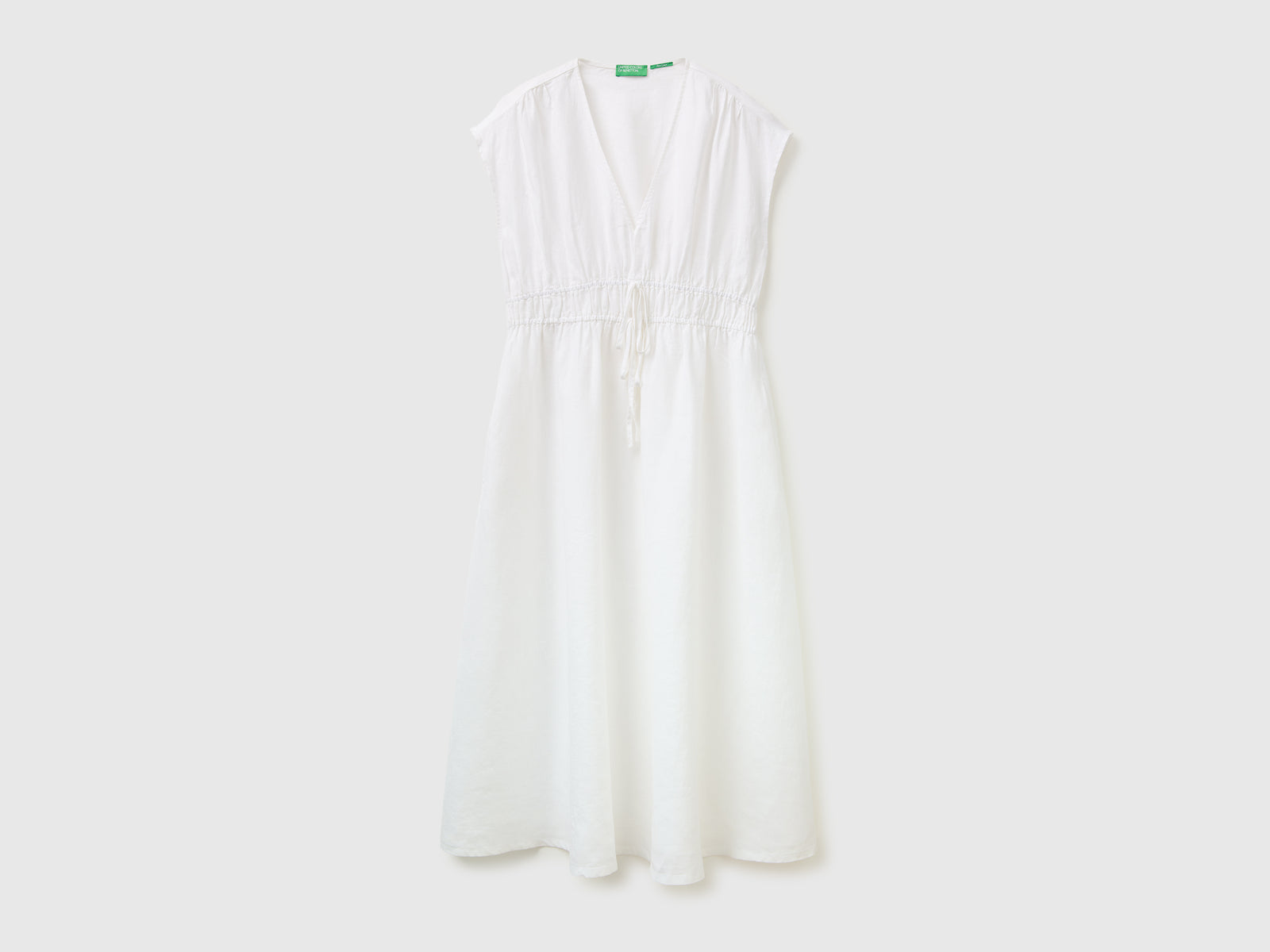 Vestido evasé em linho puro - ucb_image_FS