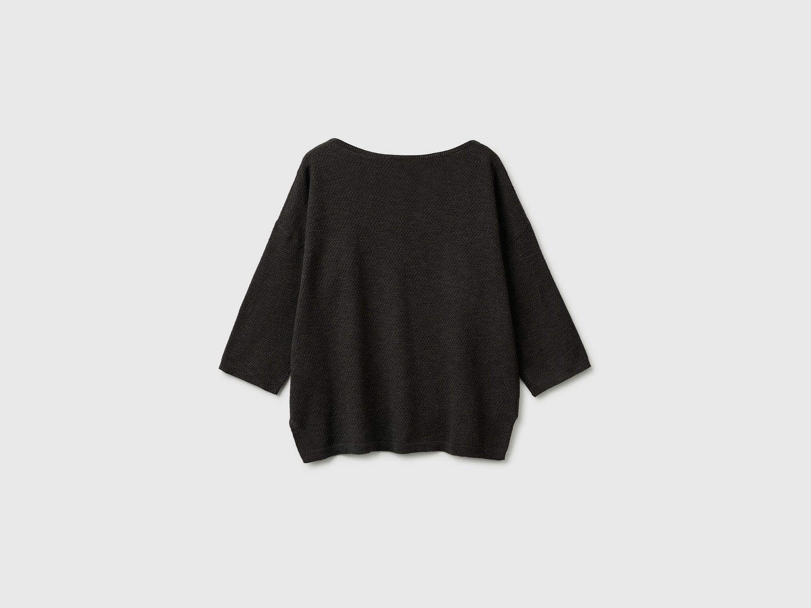 Boxy fit linen blend sweater - ucb_image_BS