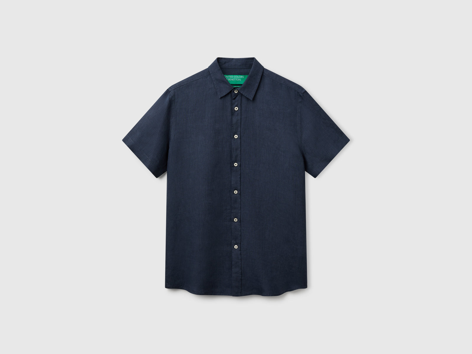 Camisa de manga curta em linho puro - ucb_image_FS