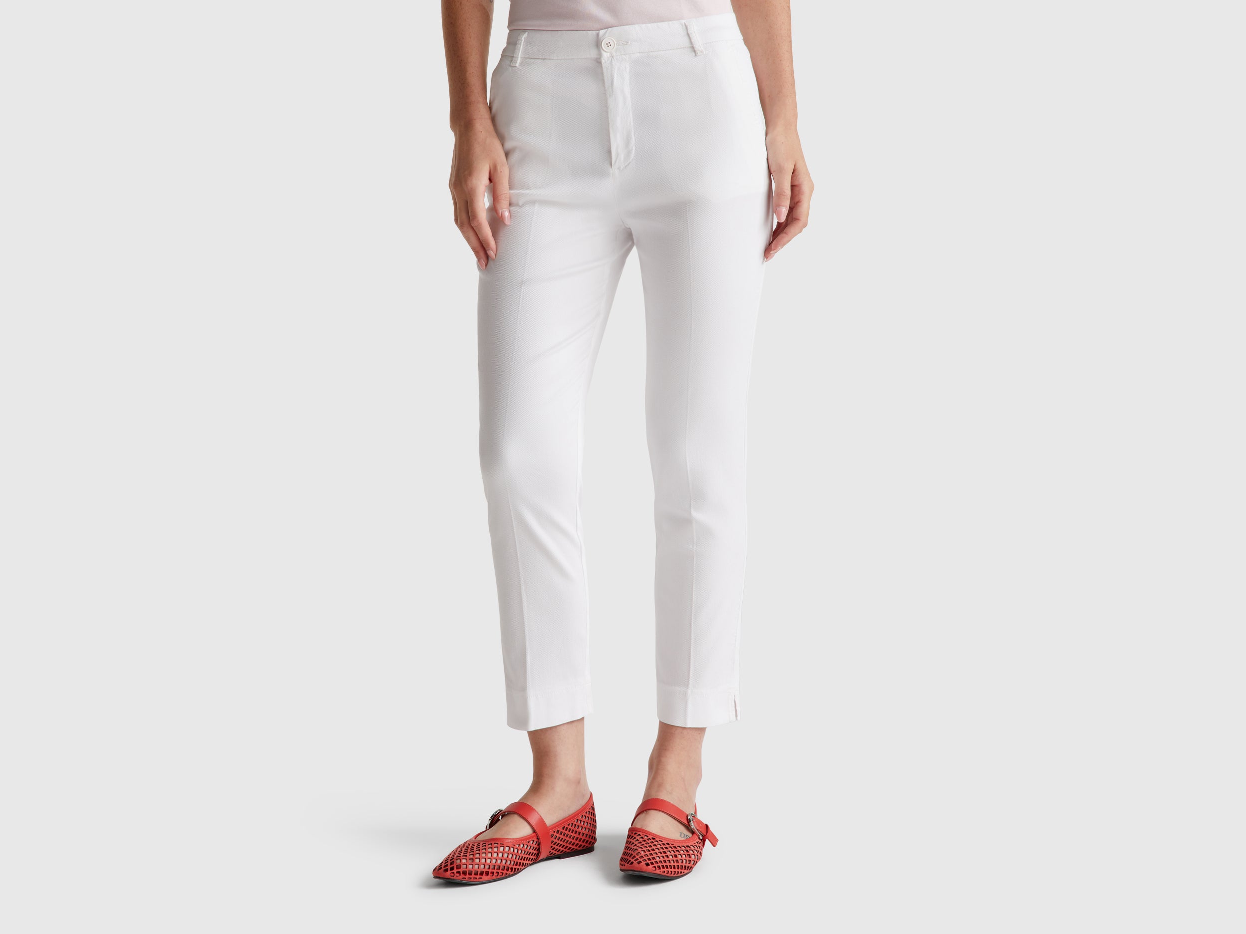 Chinos cropped em algodão stretch - ucb_image_F