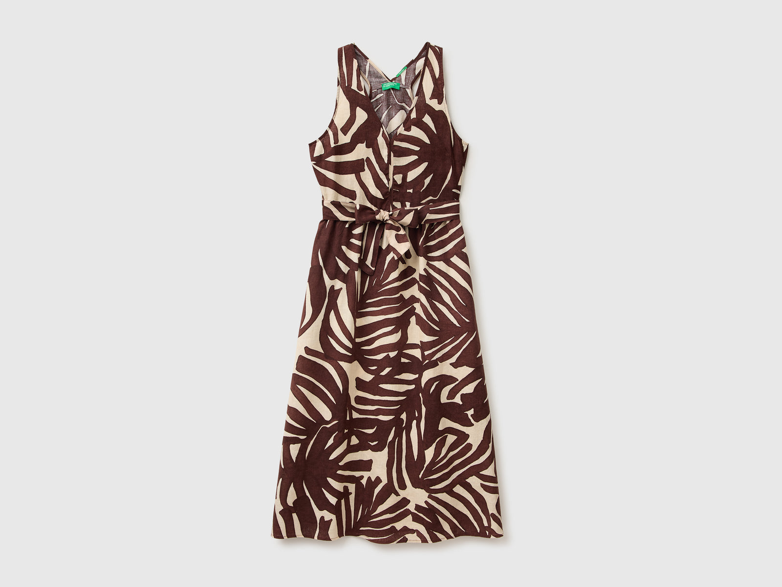 Vestido estampado em linho puro - ucb_image_FS