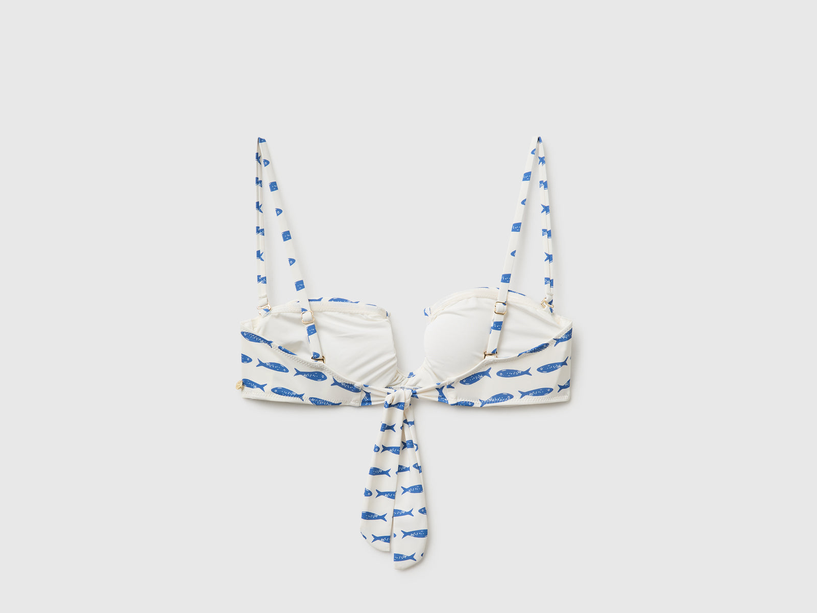 Bandeau de biquíni com estampado sardinhas - ucb_image_BS