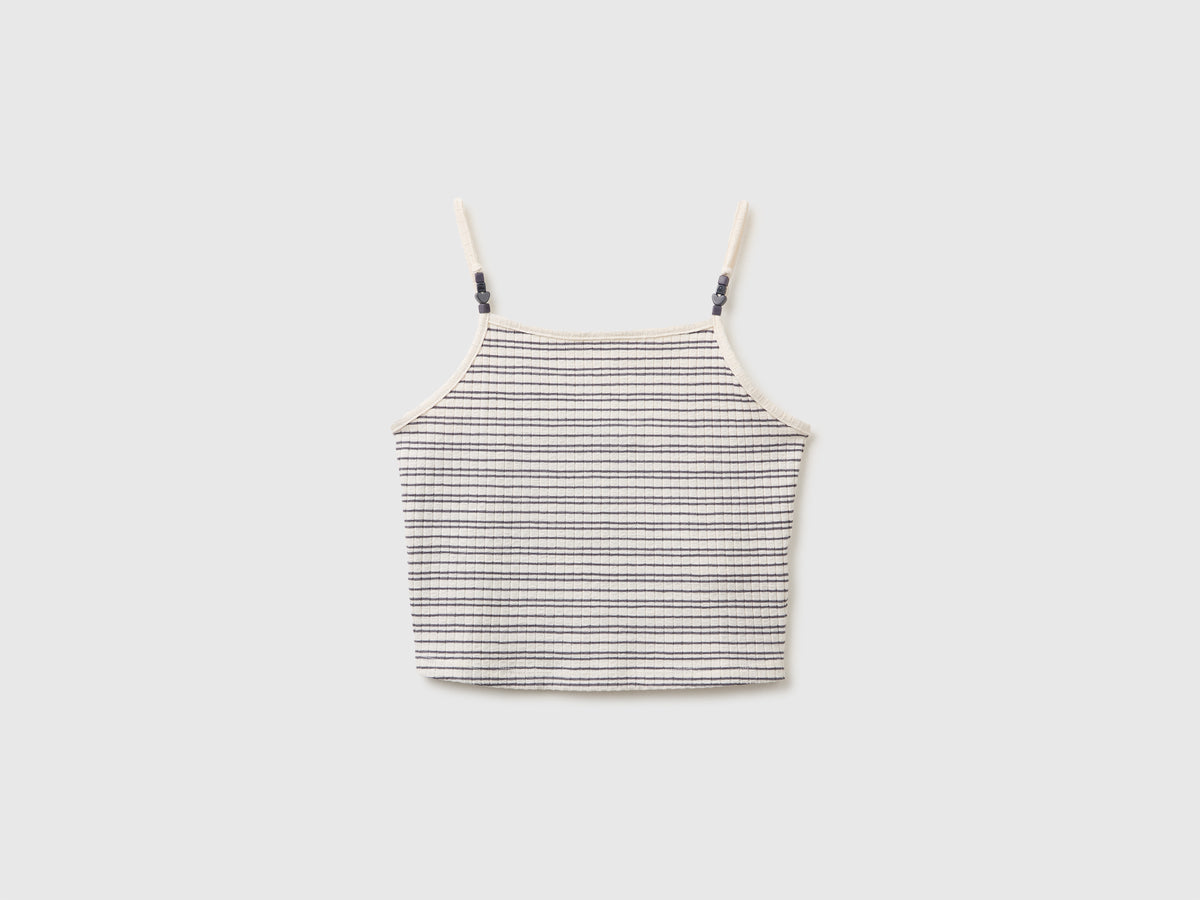 Striped tank top with beads - ucb_image_FS