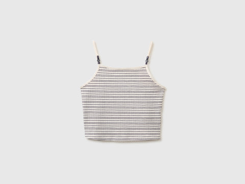 Striped tank top with beads - ucb_image_FS