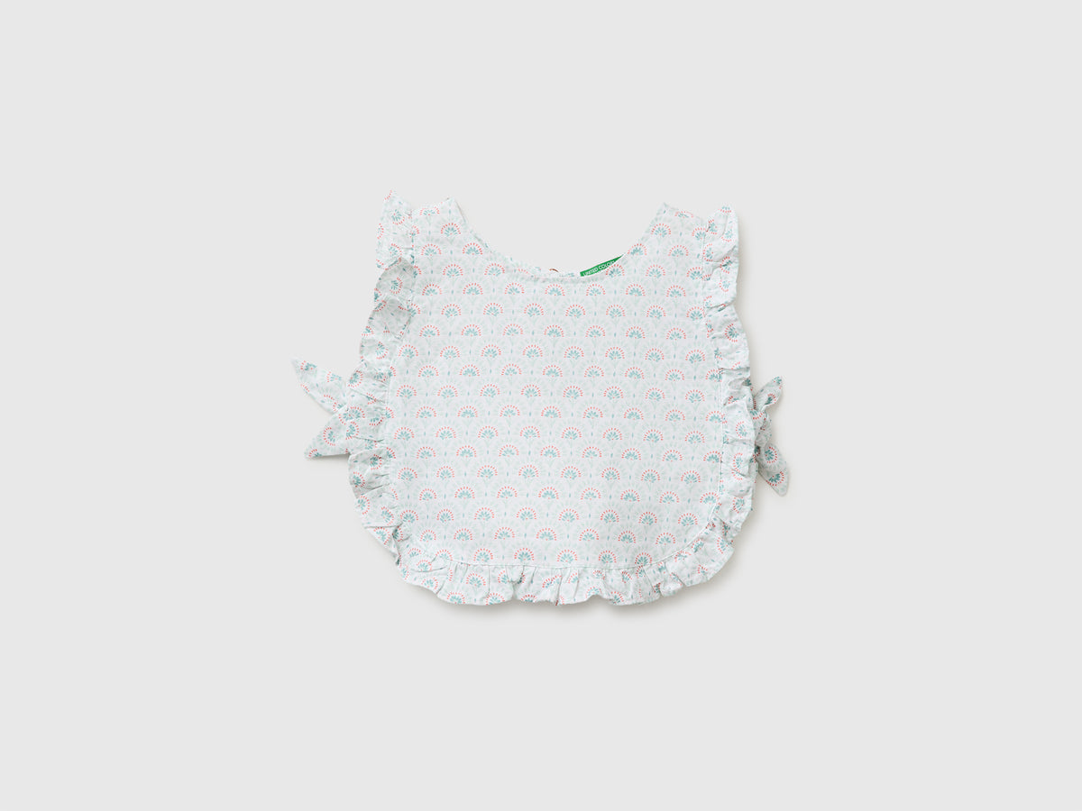 Blusa às flores em mistura de linho - ucb_image_FS
