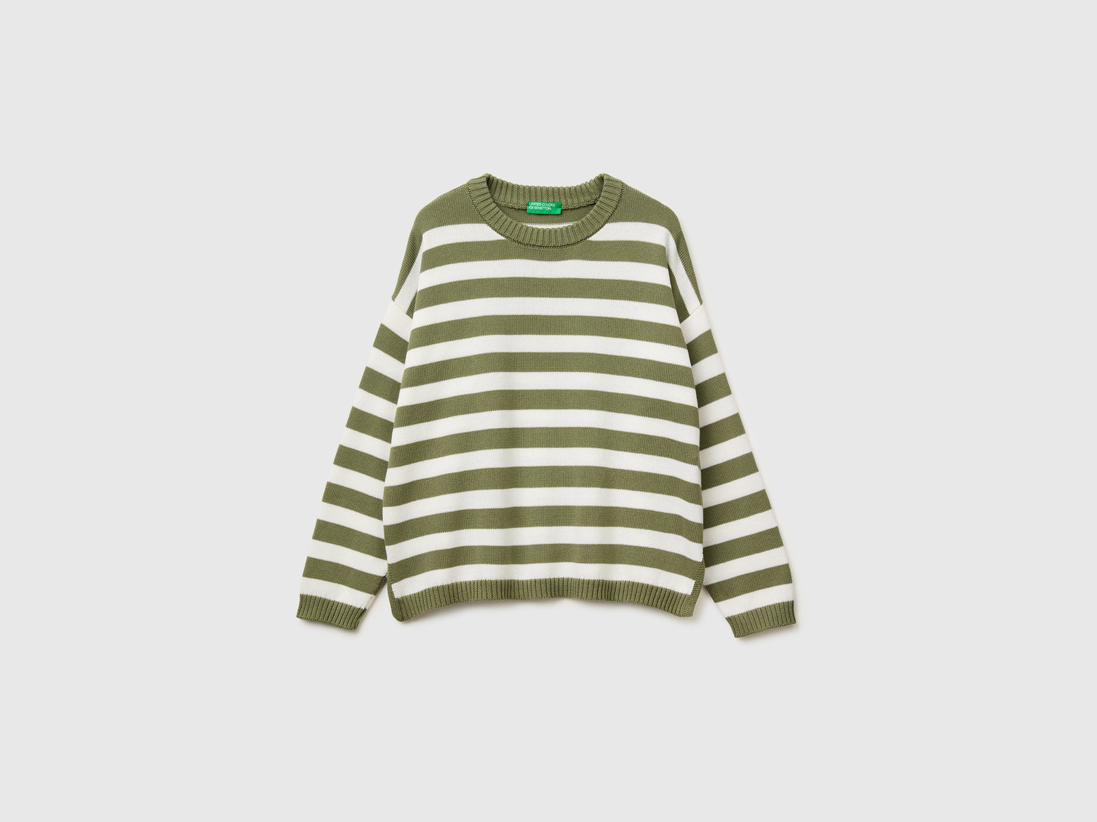 Striped sweater in tricot cotton - ucb_image_FS