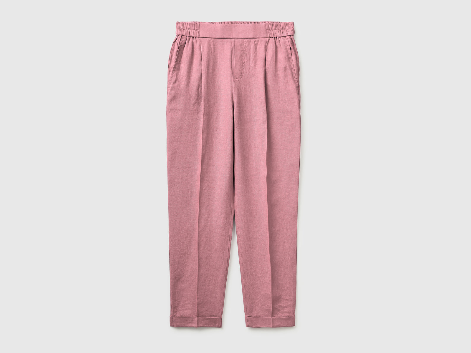 100% linen cigarette trousers - ucb_image_FS
