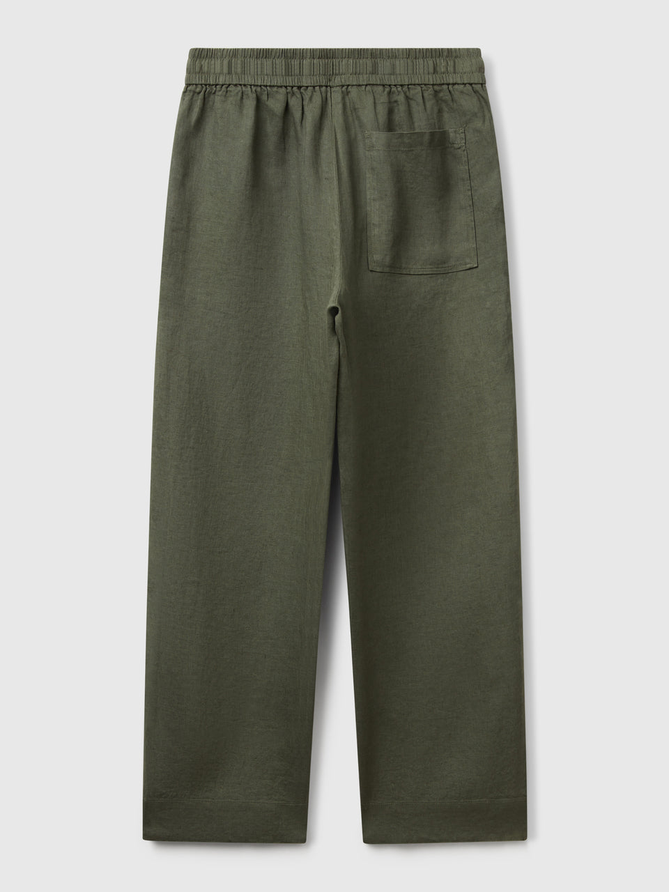 Trousers in pure linen with elastic - ucb_image_BS