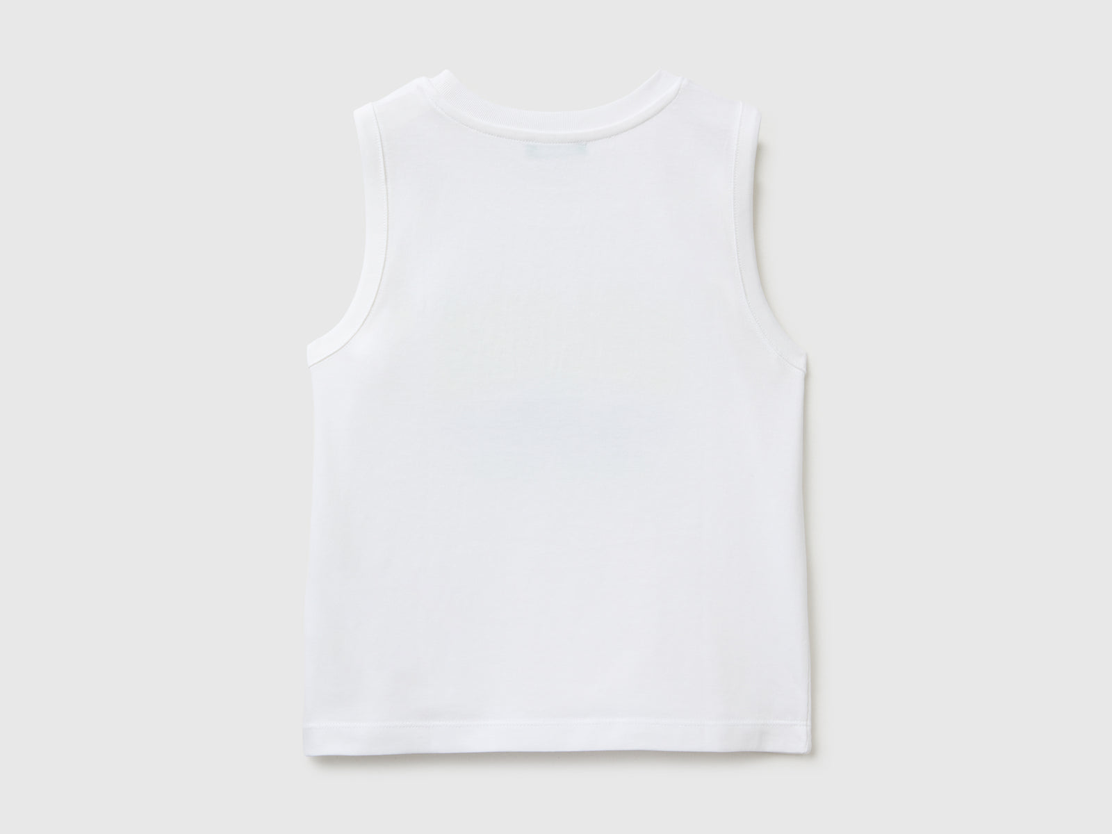 Organic cotton tank top with logo print - ucb_image_BS