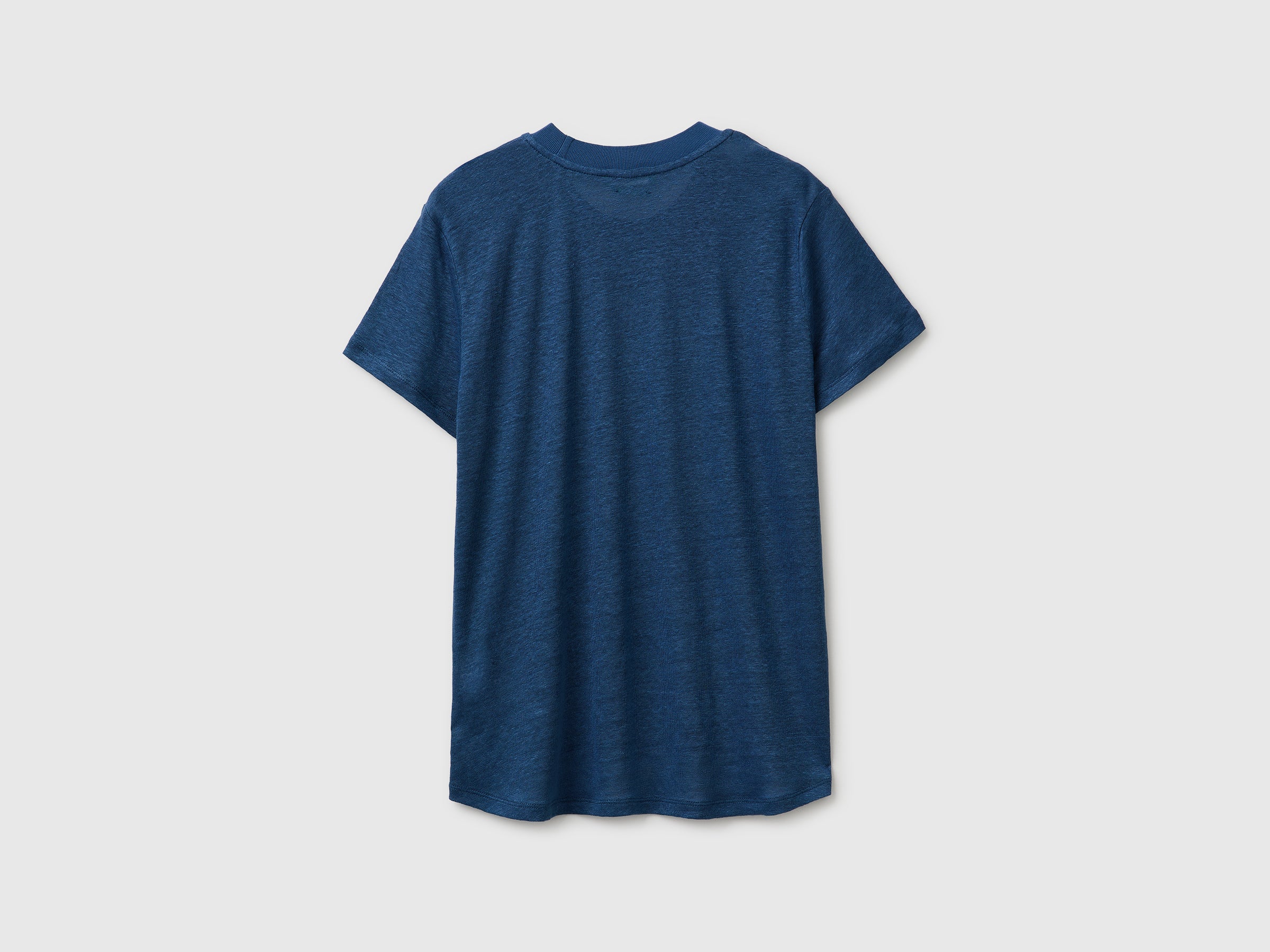 Crew neck T-shirt in pure linen - ucb_image_BS
