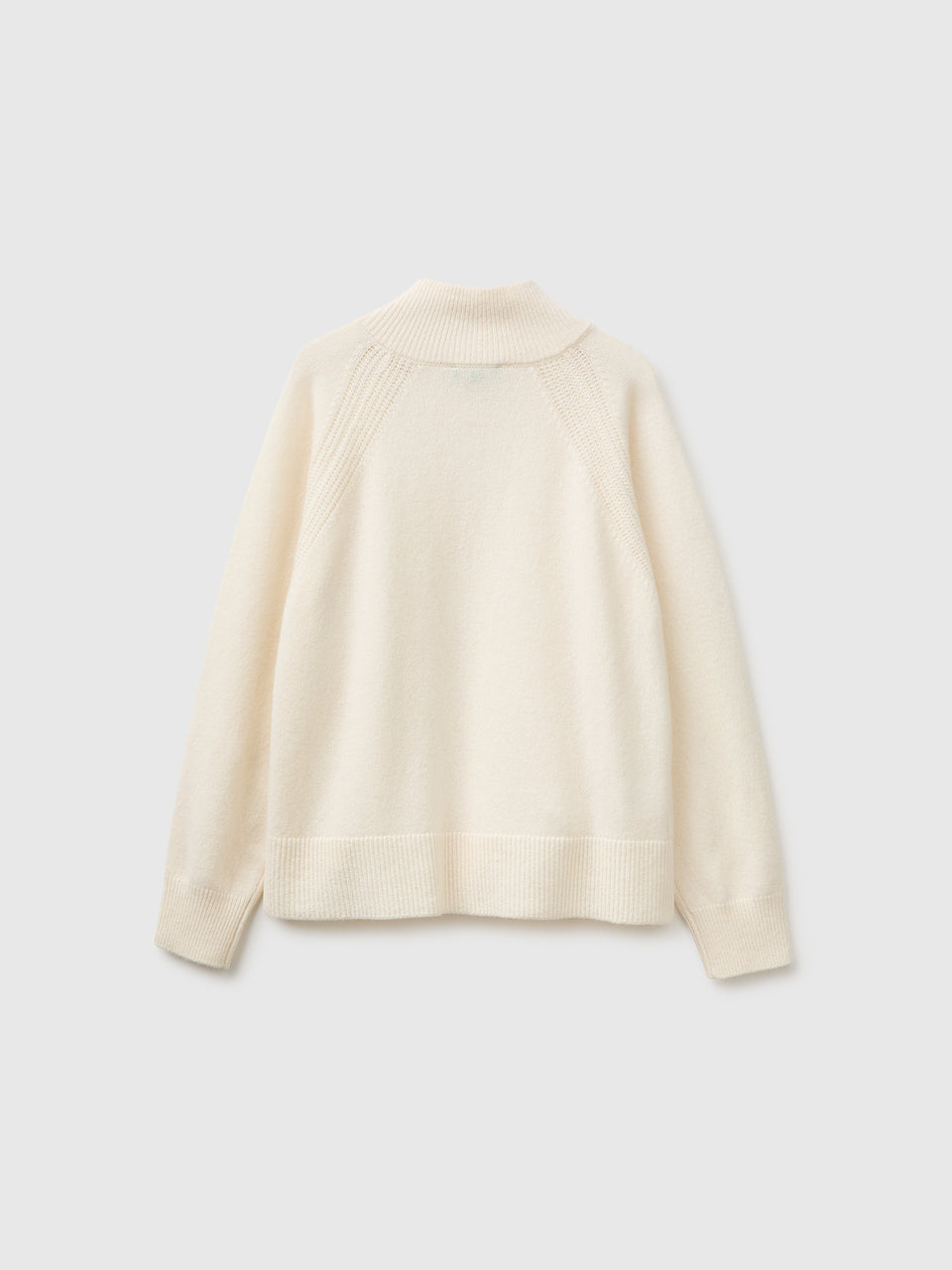Camisola de gola alta com botões 100% lã - ucb_image_BS