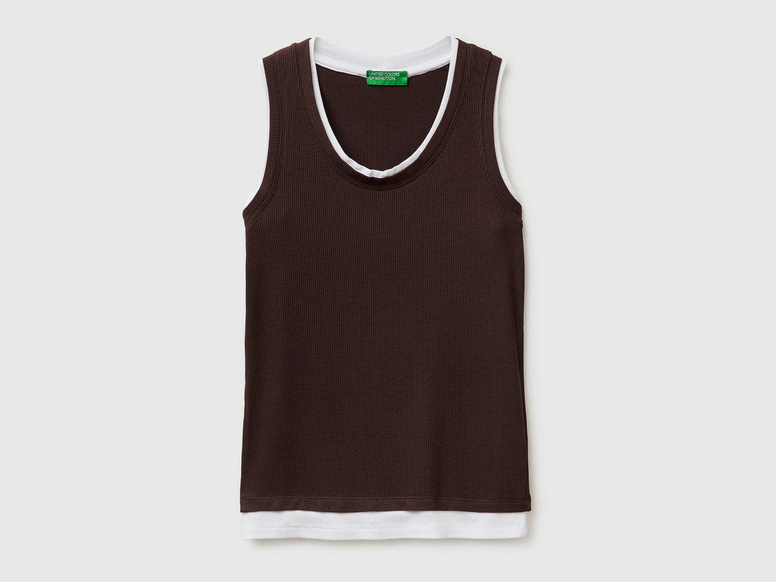Slim fit ribbed tank top - ucb_image_FS