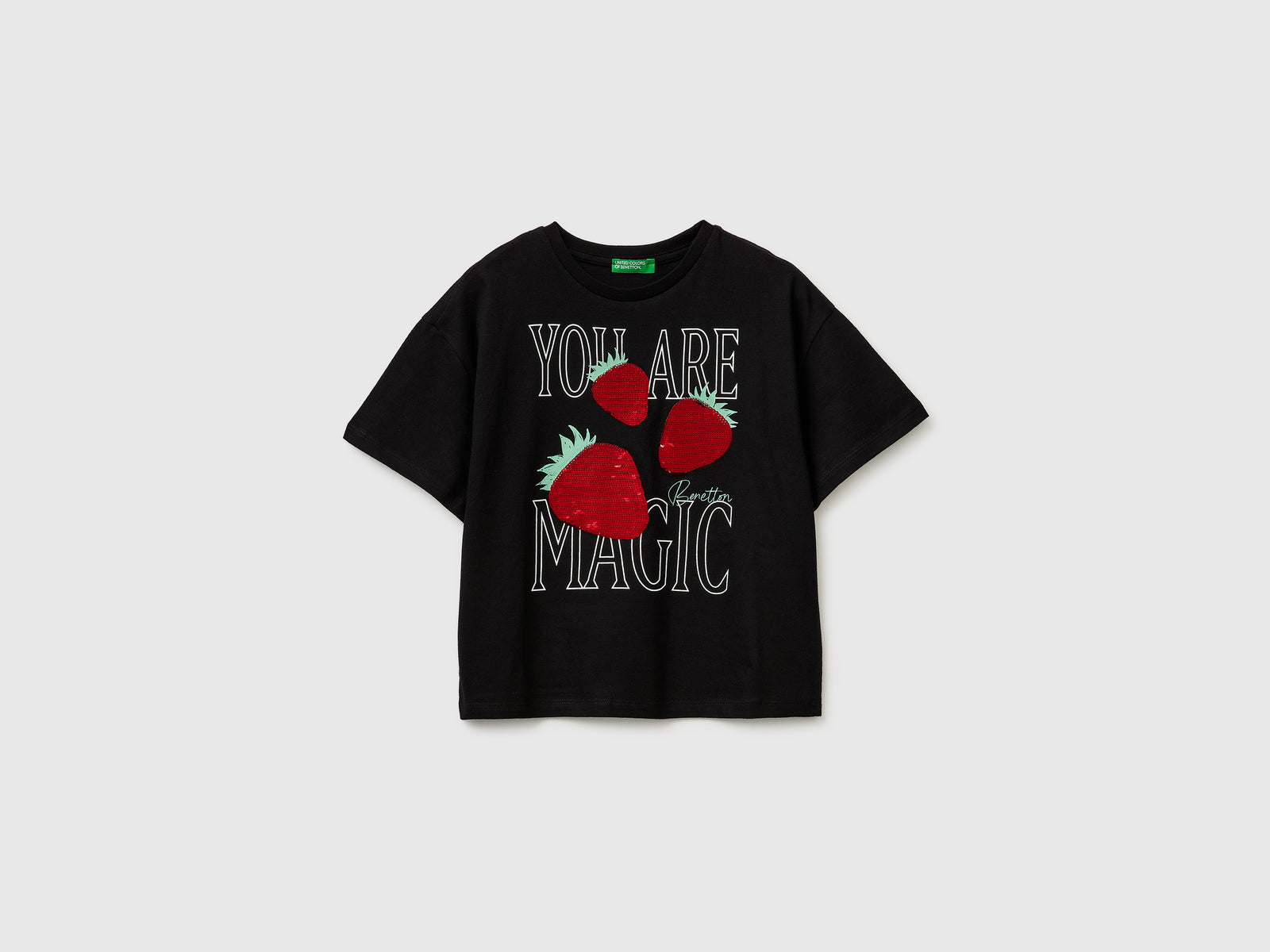 T-shirt with print and sequins - ucb_image_FS