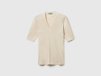 T-shirt slim fit em algodão de fibra longa - ucb_image_FS