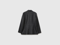 Blazer tartan trespassado em viscose mista - ucb_image_BS