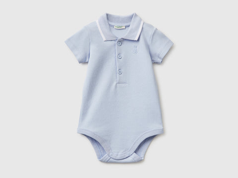 Polo onesie in organic cotton - ucb_image_FS