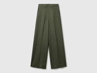 Palazzo trousers in 100% linen - ucb_image_FS