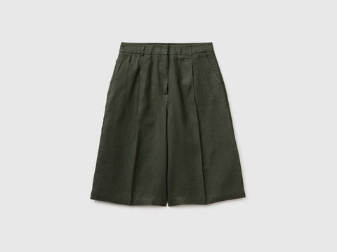 100% linen Bermuda shorts - ucb_image_FS