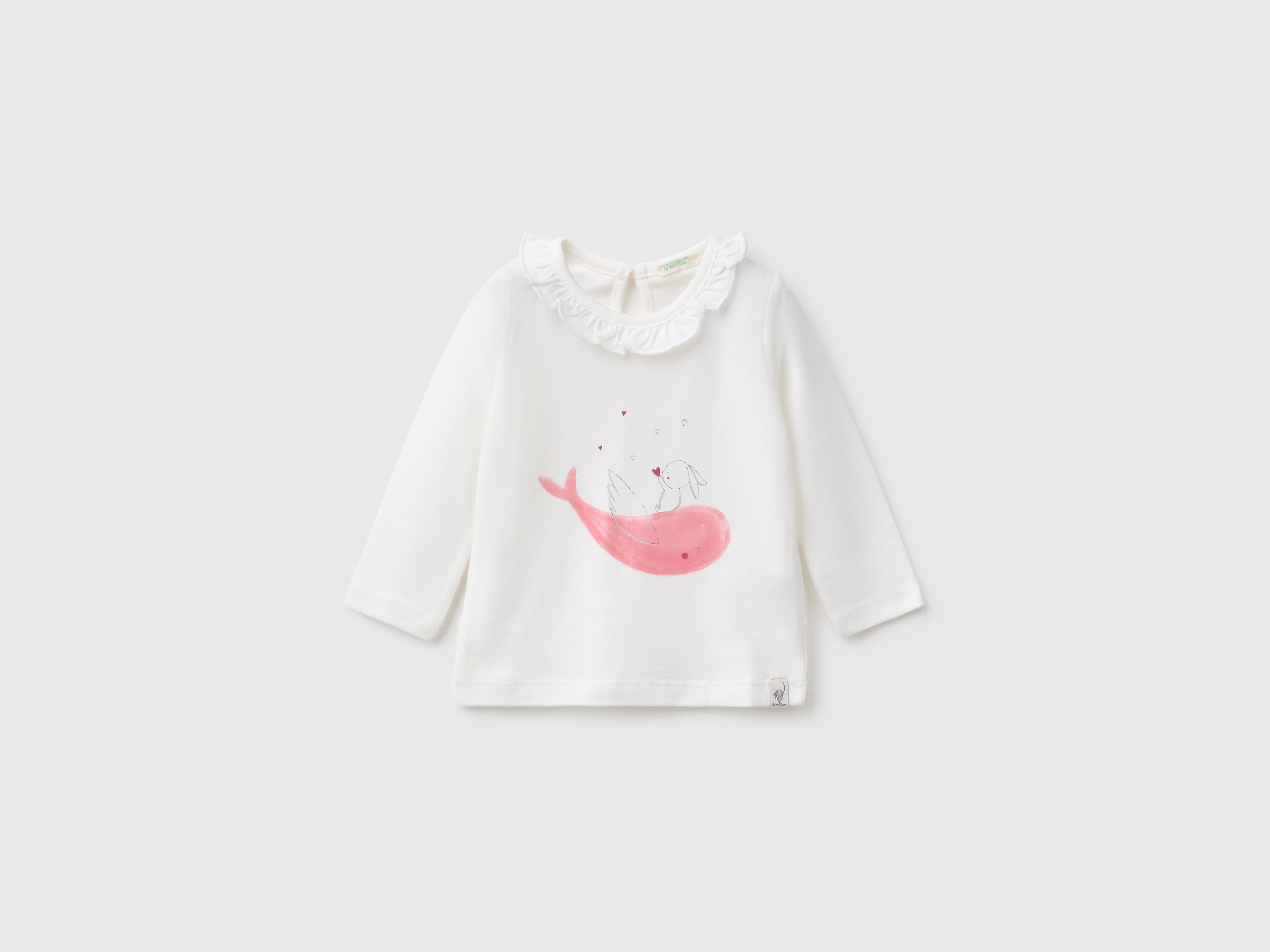 T-shirt com folhos na gola - ucb_image_FS