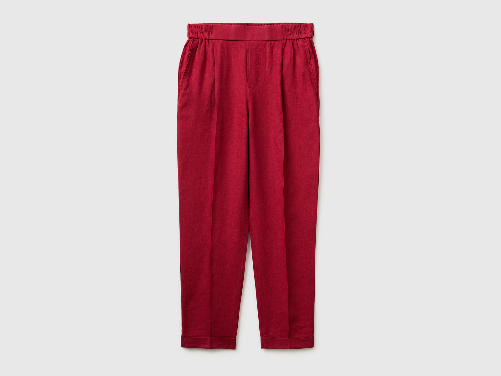 100% linen cigarette trousers - ucb_image_FS
