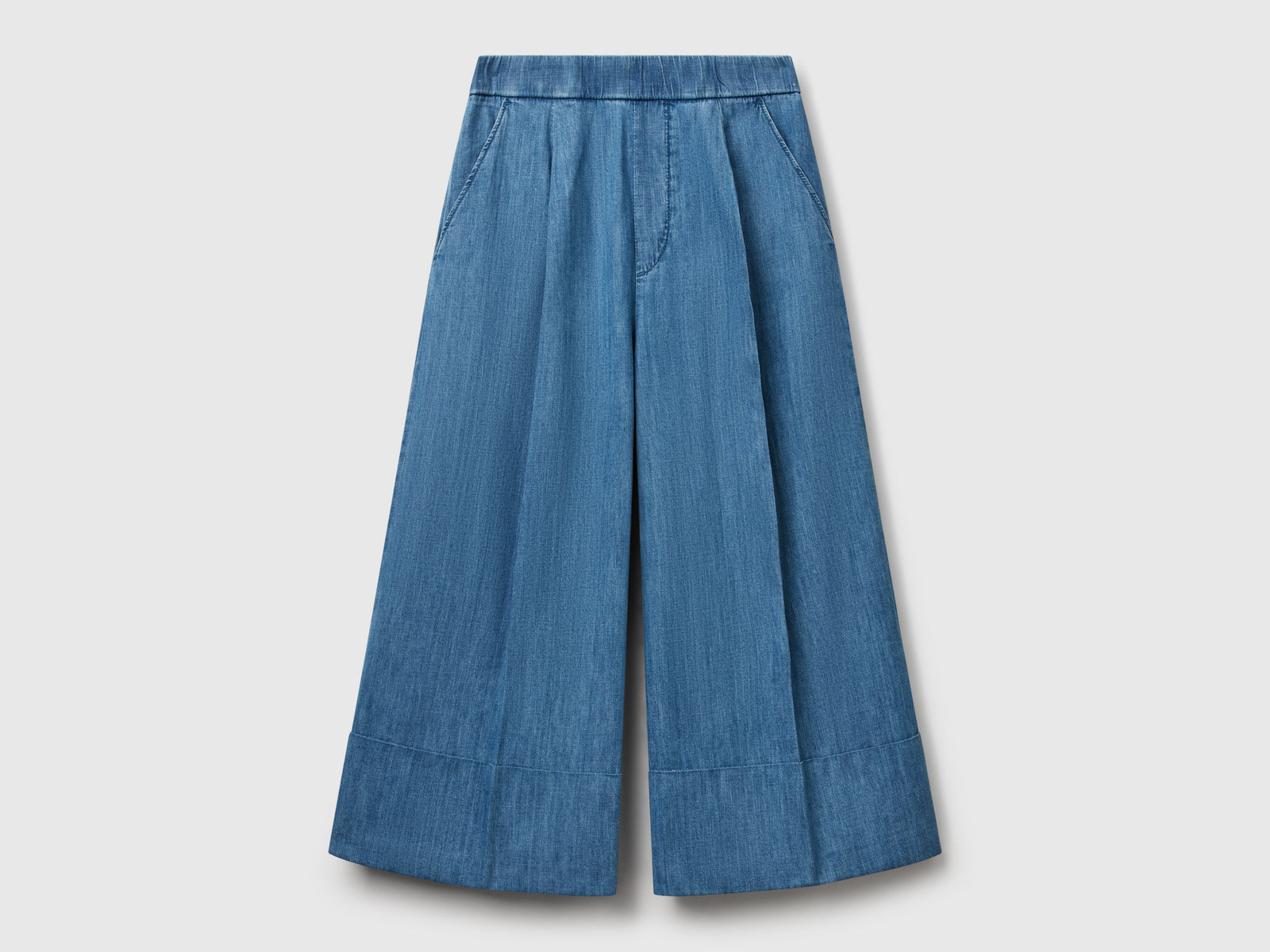 Cropped denim trousers - ucb_image_FS