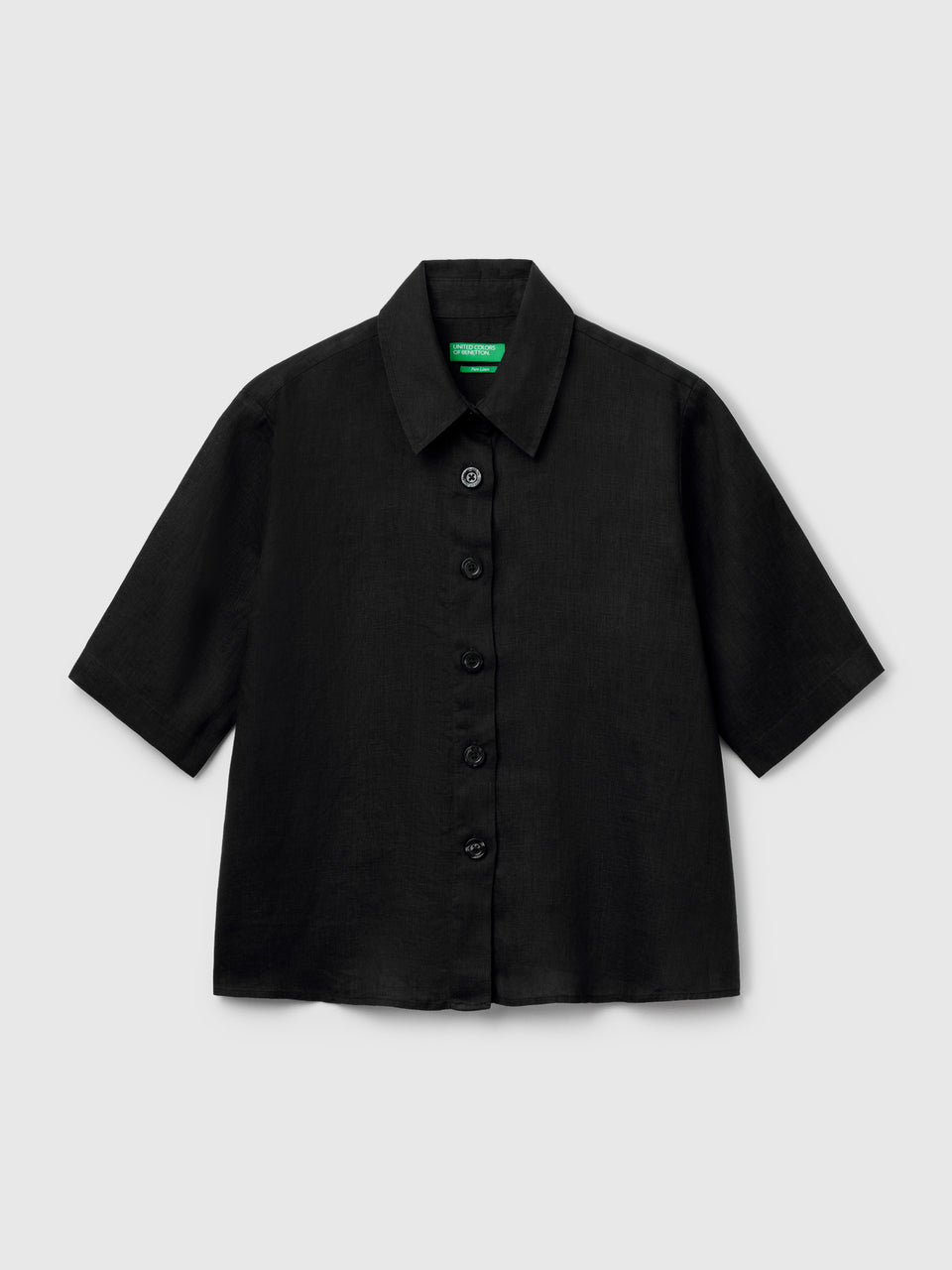 Short shirt in pure linen - ucb_image_FS