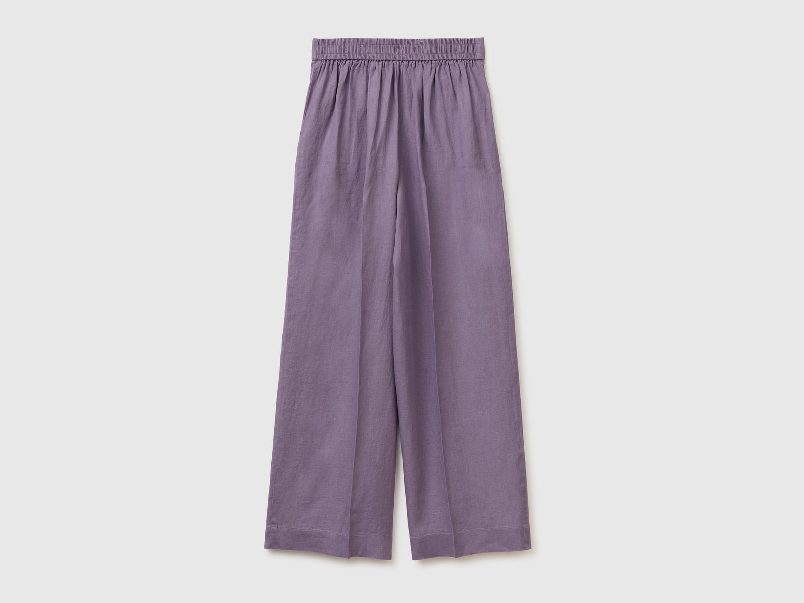 Palazzo trousers in pure linen - ucb_image_BS