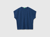 Camisola decote em V em mistura de linho - ucb_image_FS