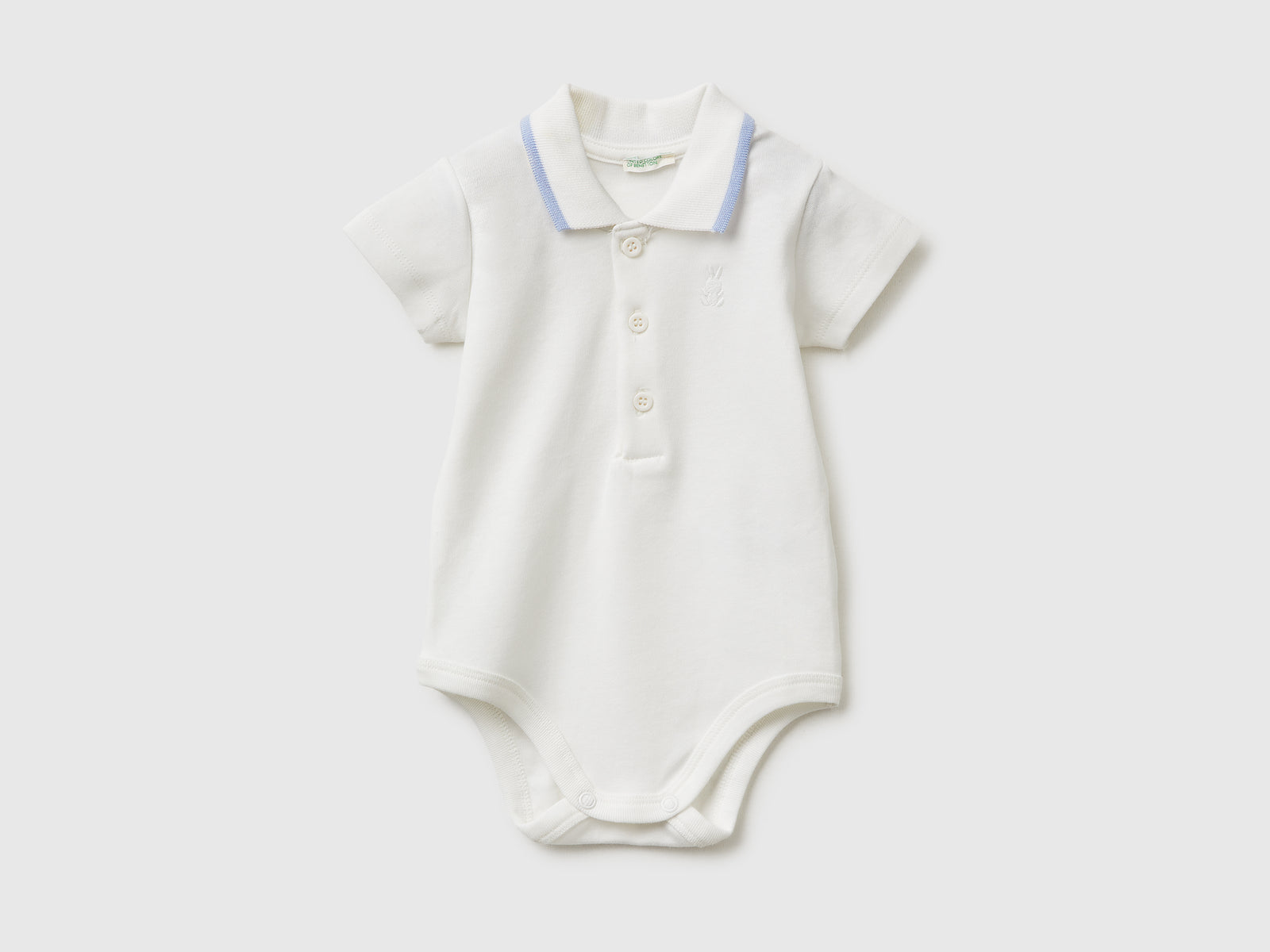 Polo onesie in organic cotton - ucb_image_FS