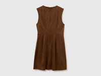 Vestido sem mangas com efeito camurça - ucb_image_BS