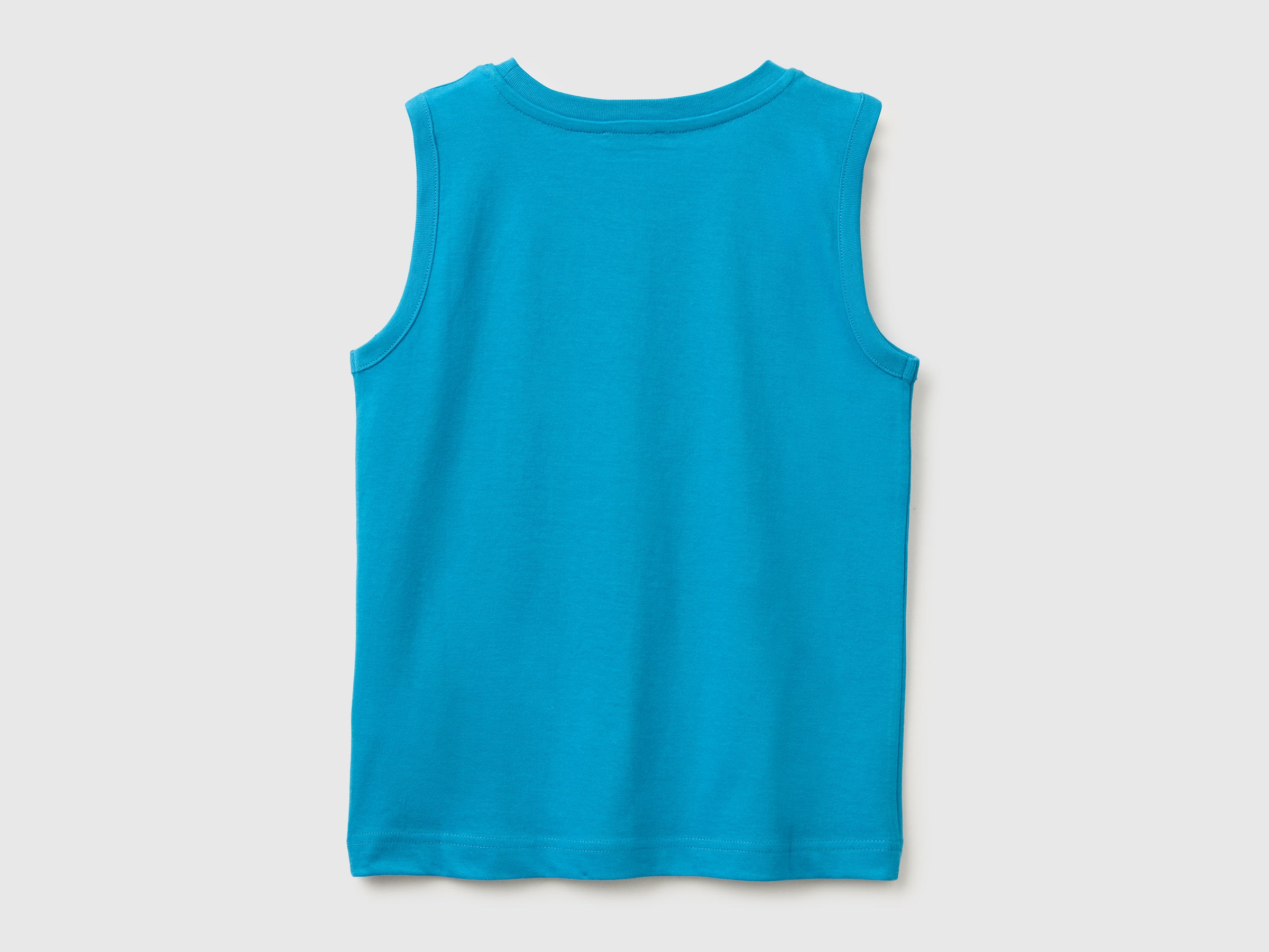 Organic cotton tank top with logo print - ucb_image_BS