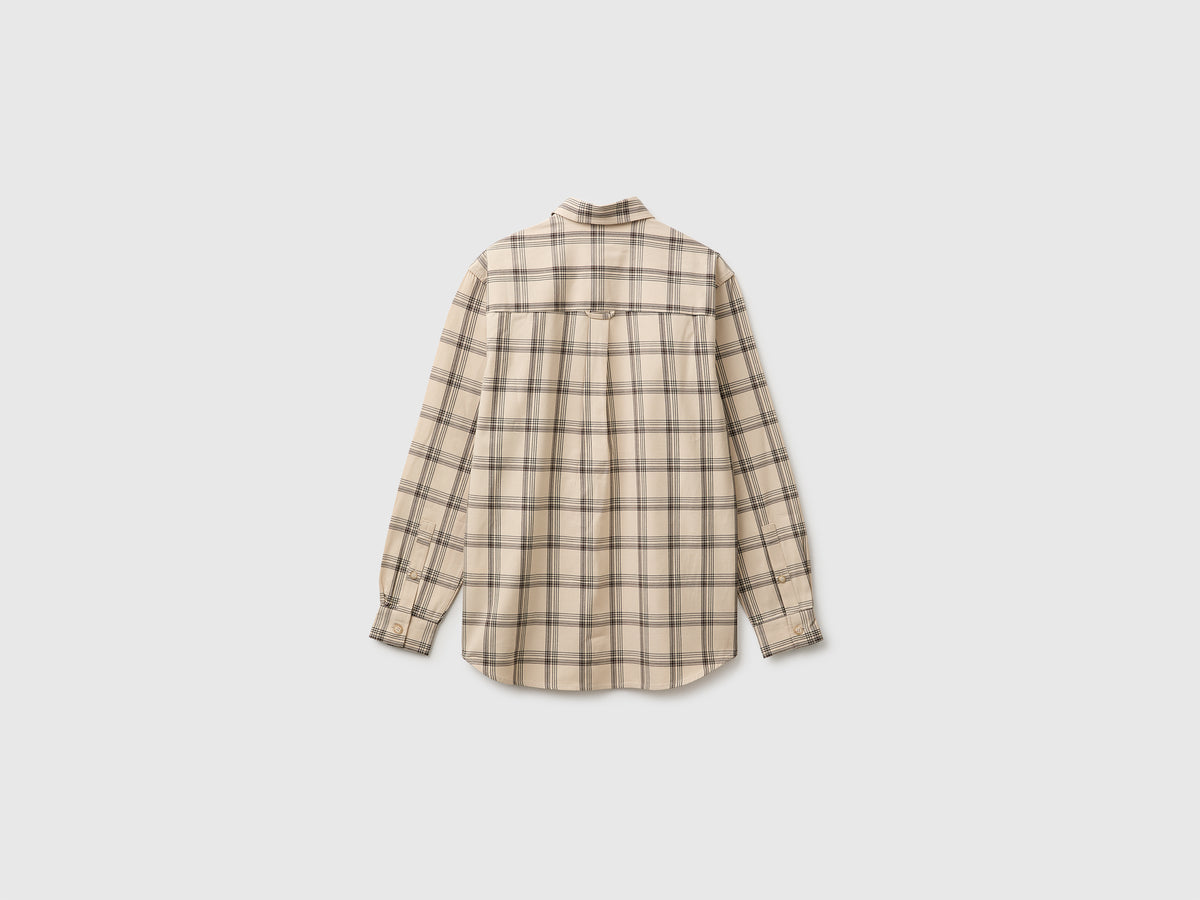Camisa com bolso pequeno em lyocell e algodão - ucb_image_BS