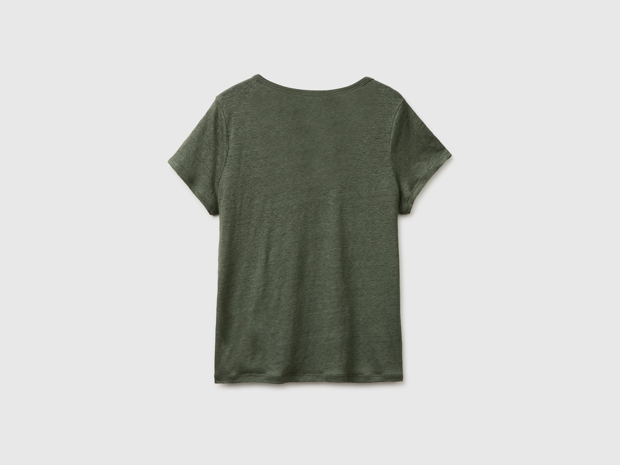 Round-neck T-shirt in pure linen - ucb_image_BS