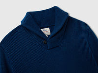 Camisola com gola xale 100% lã - ucb_image_DS1