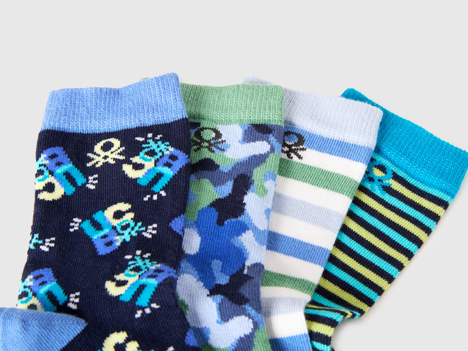 Four pairs of patterned socks - ucb_image_DS1