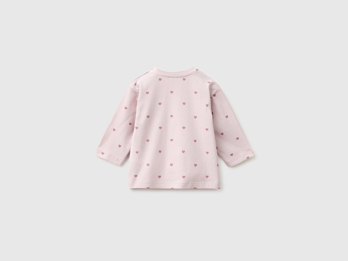 T-shirt com estampa padrão em algodão orgânico - ucb_image_BS
