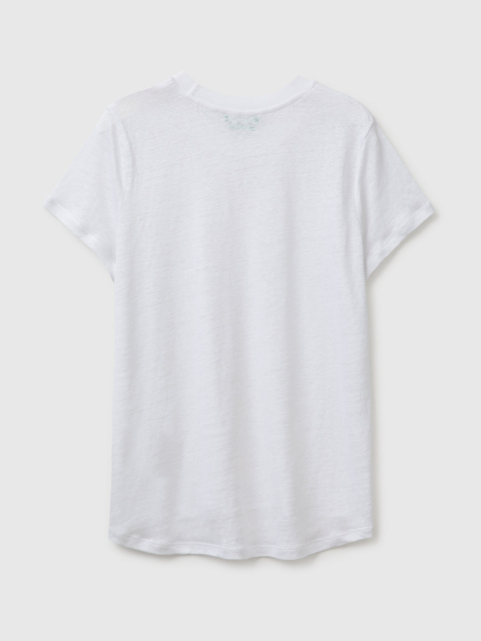 Crew neck T-shirt in pure linen - ucb_image_BS
