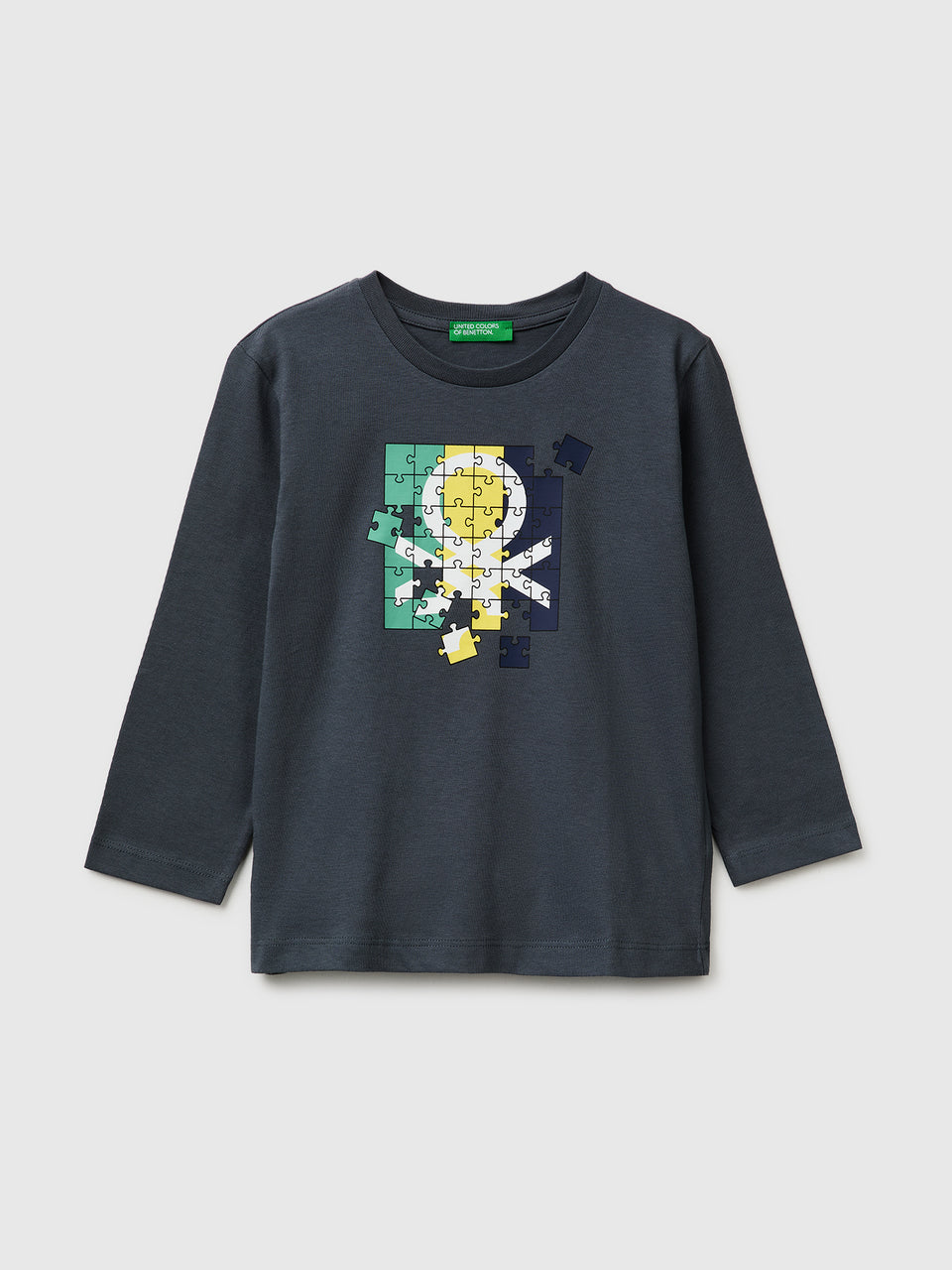 T-shirt in organic cotton with logo print - ucb_image_FS