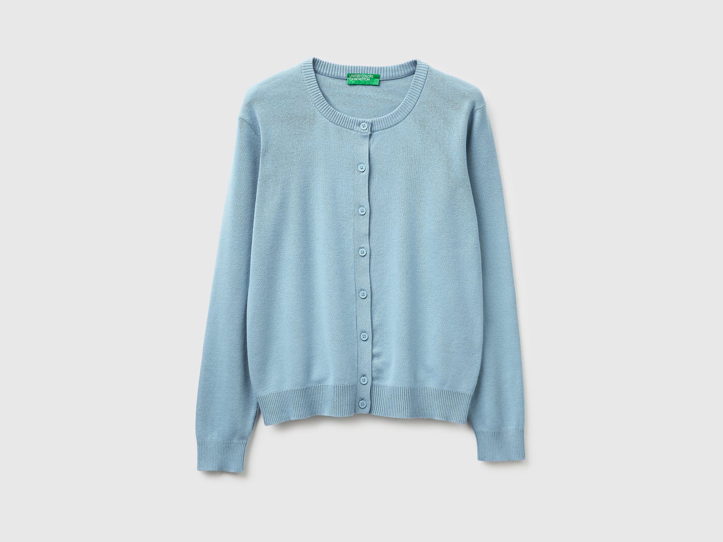 Cardigã azul-claro em algodão tricot - ucb_image_FS