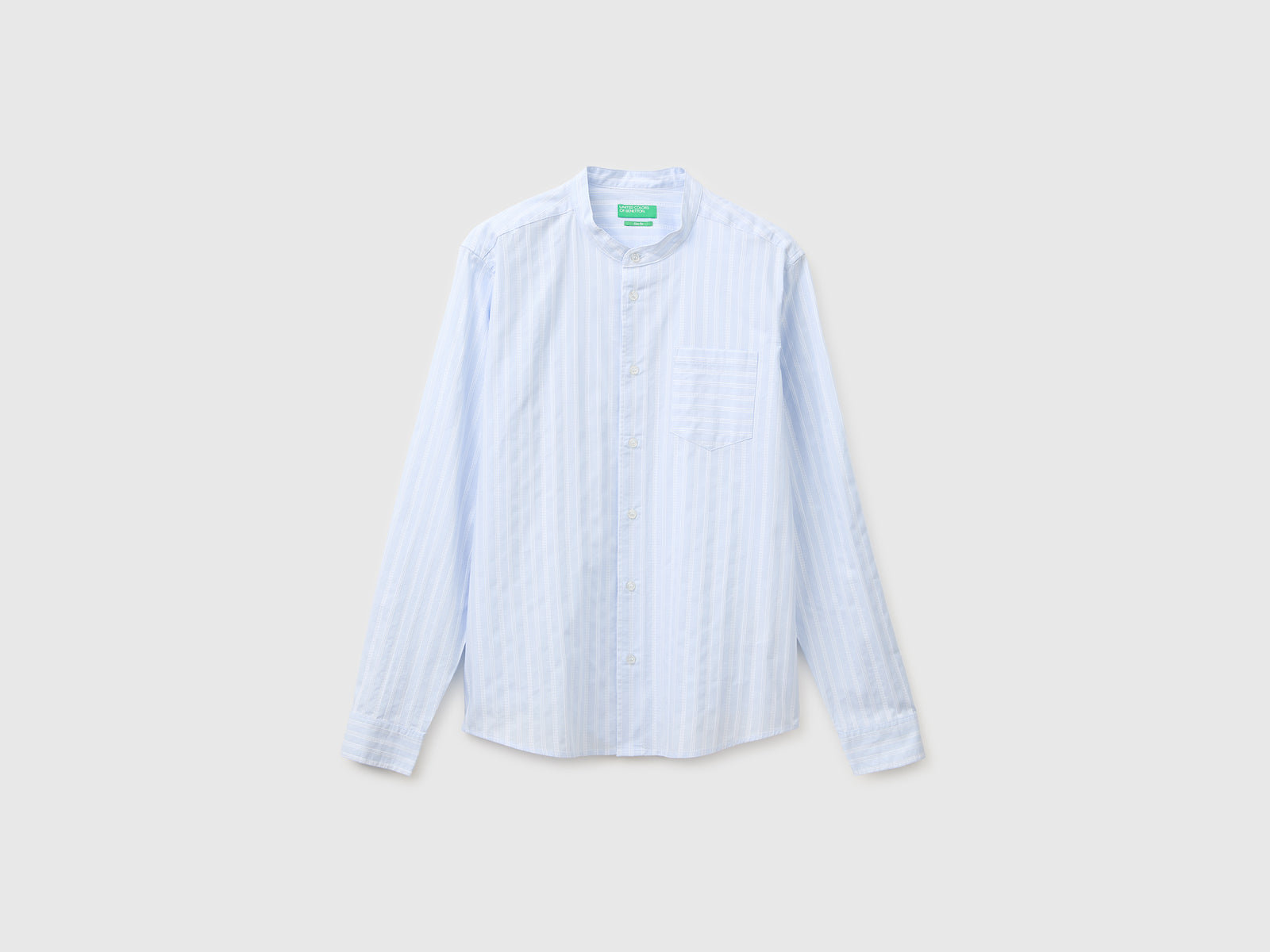 Camisa às riscas gola coreana - ucb_image_FS