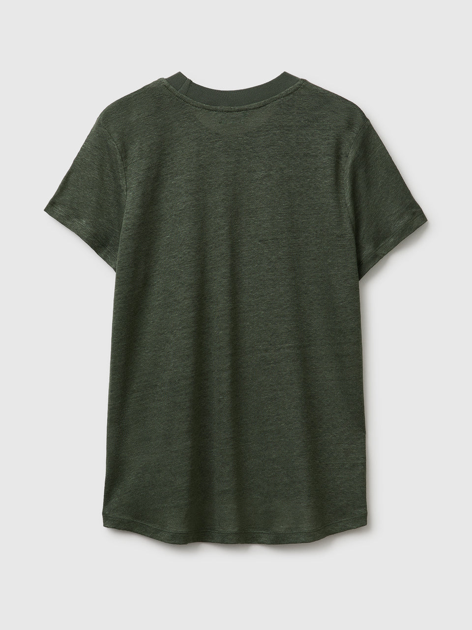 Crew neck T-shirt in pure linen - ucb_image_BS
