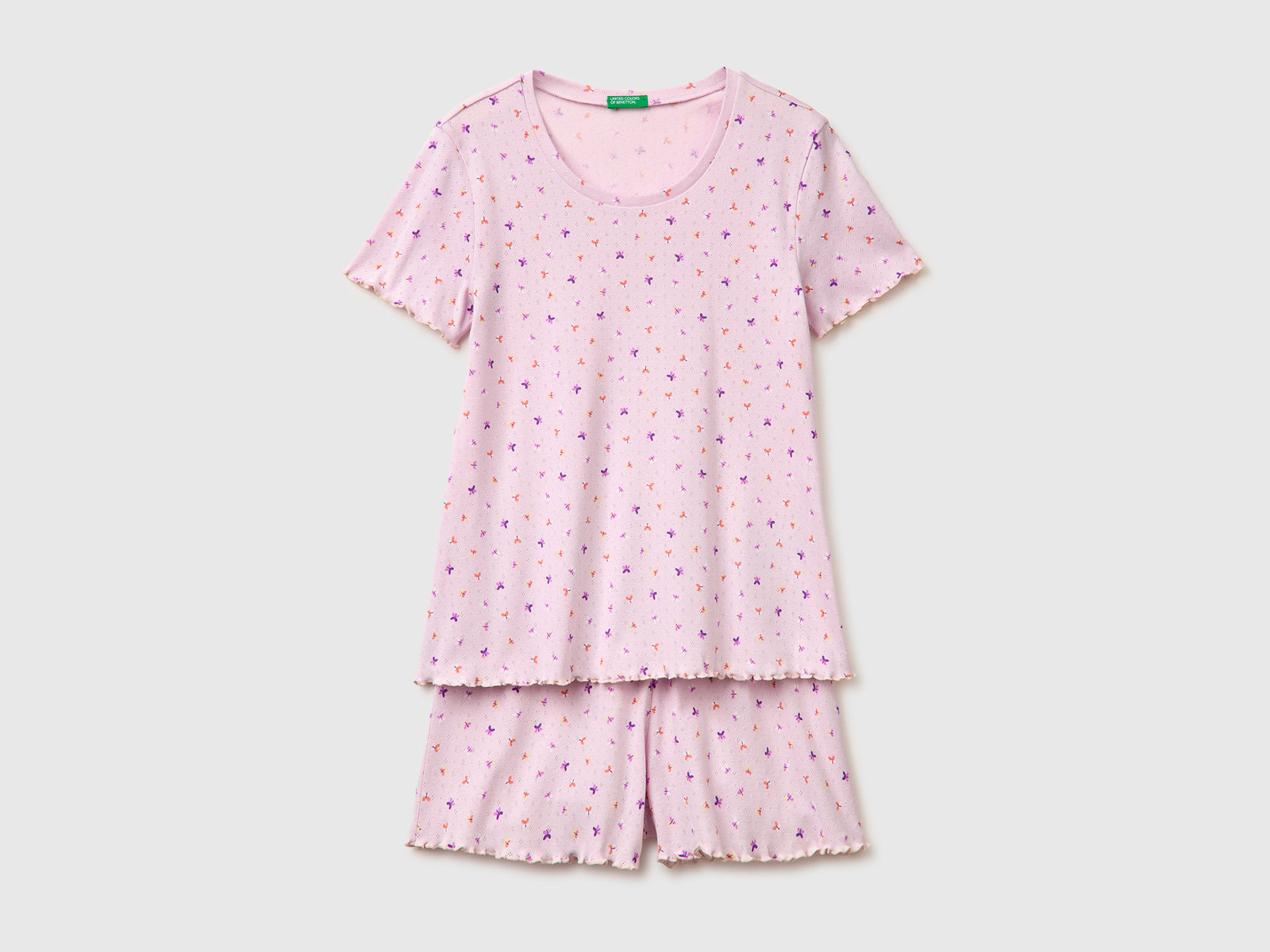 Ribbed patterned short pyjamas - ucb_image_FS