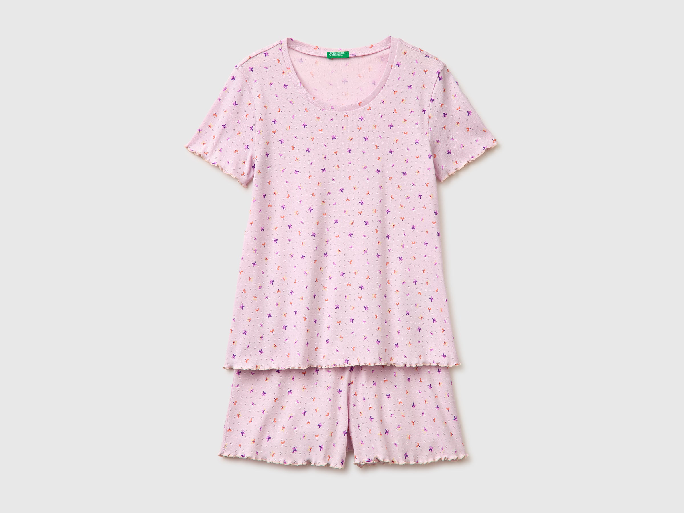 Ribbed patterned short pyjamas - ucb_image_FS