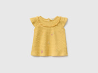 T-shirt com folhos e flores - ucb_image_FS