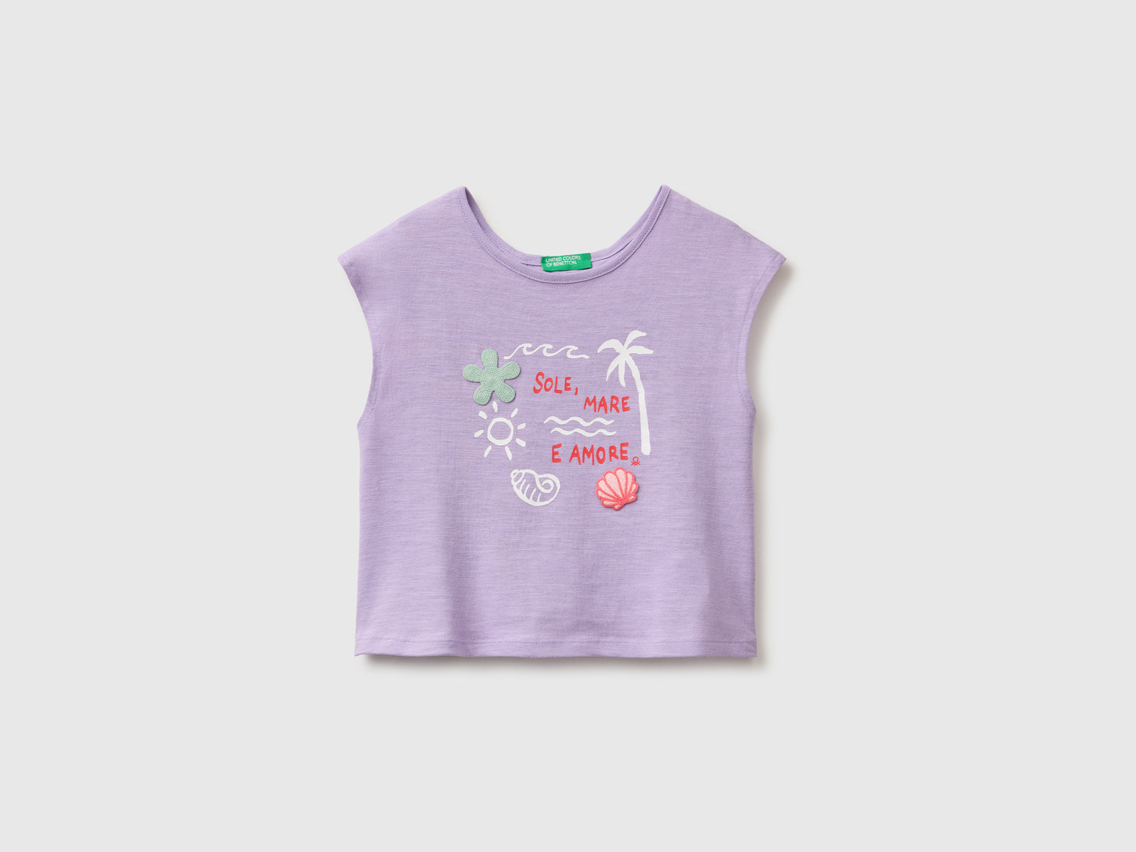 T-shirt with print and applications - ucb_image_FS