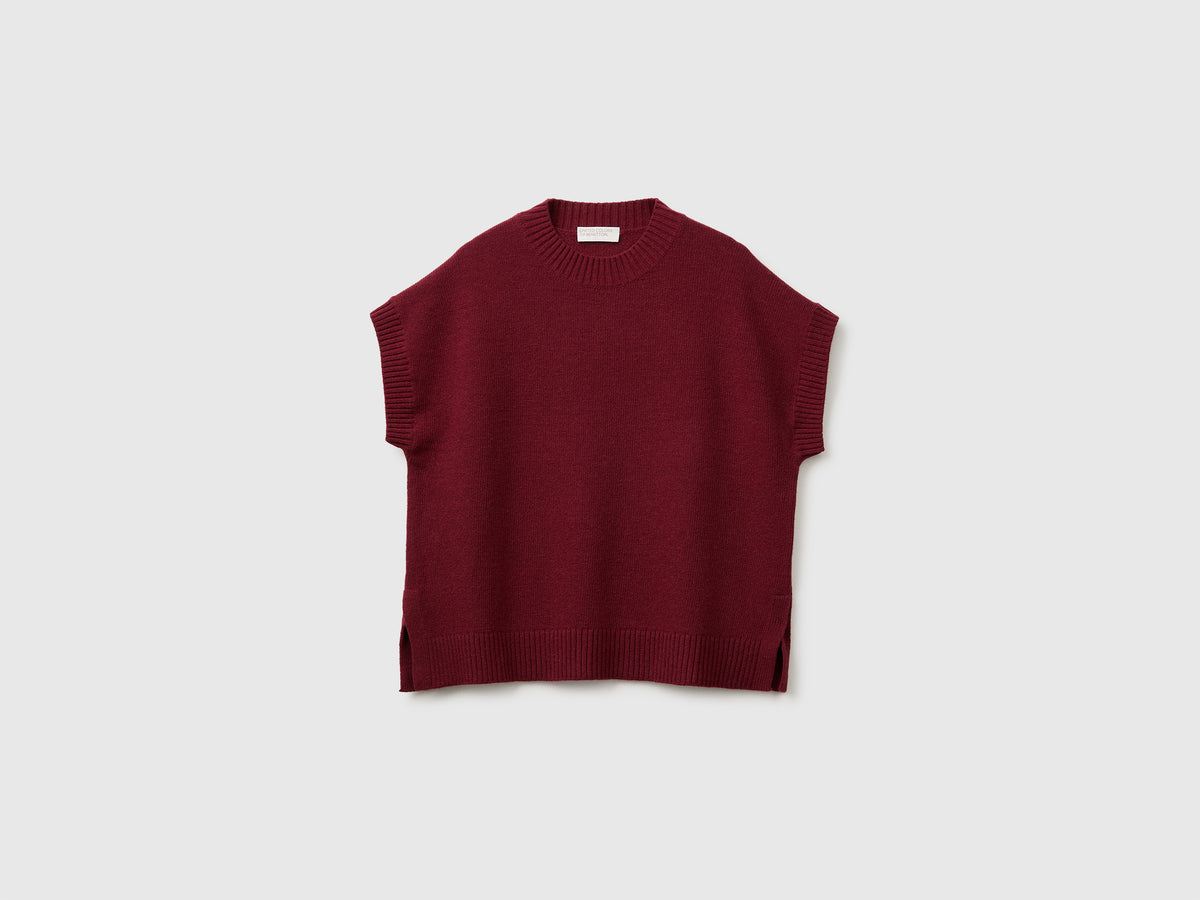 Colete de malha em mistura de lã - ucb_image_FS